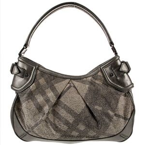 Authentic Burberry Super Nova Check Shoulder Bag